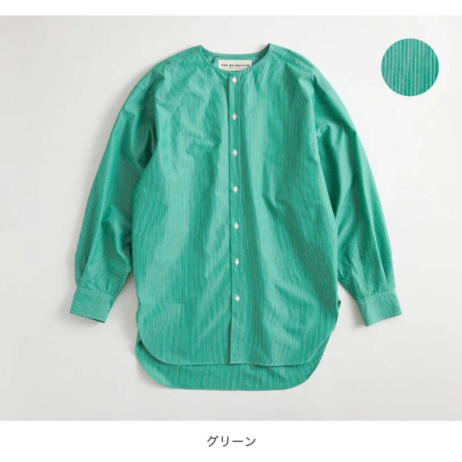 THE SHINZONE ザ シンゾーン ノーカラーシャツ : OutdoorStyle