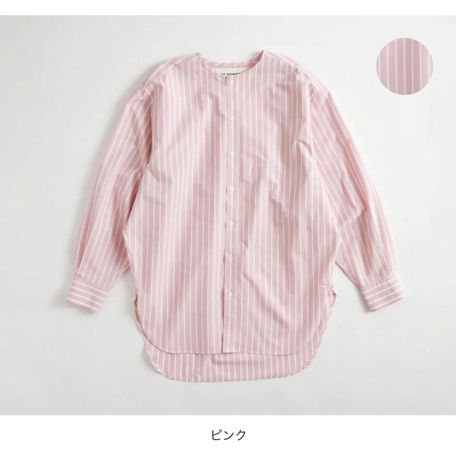 THE SHINZONE ザ シンゾーン ノーカラーシャツ : OutdoorStyle