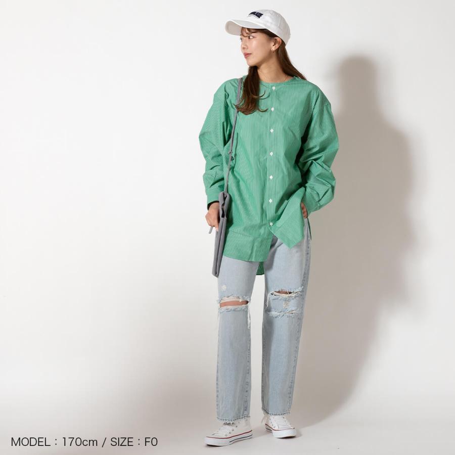 【新品タグ付き】THE SHINZONE シンゾーン ノーカラーシャツ グリーン THE SHINZONE ザ シンゾーン ノーカラーシャツ : OutdoorStyle