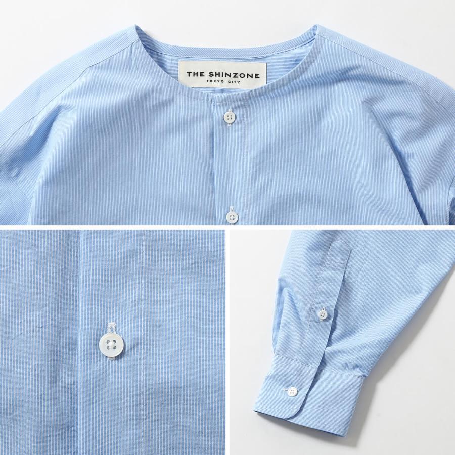 THE SHINZONE ザ シンゾーン ノーカラーシャツ THE SHINZONE（ザ シンゾーン） ザ シンゾーン ノーカラーシャツ
