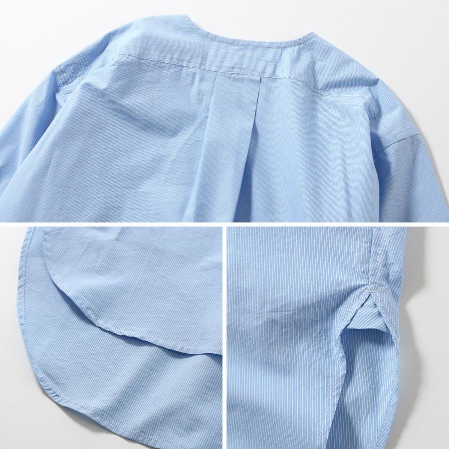 THE SHINZONE ザ シンゾーン ノーカラーシャツ : OutdoorStyle