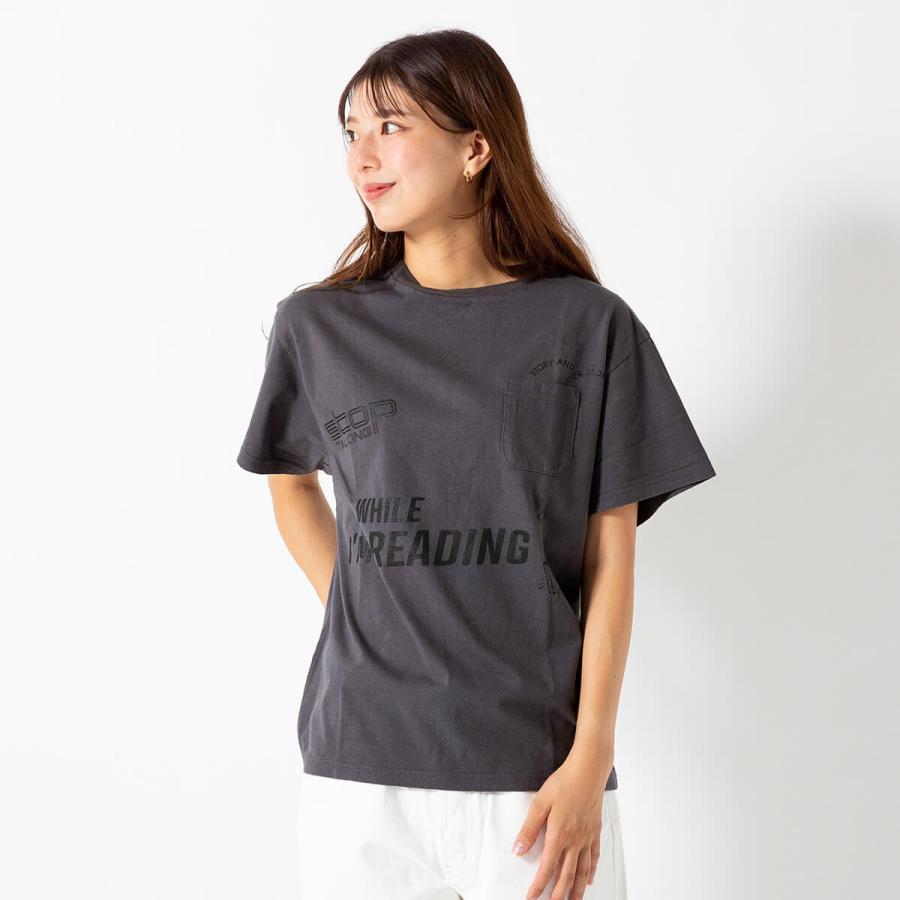 新品未使用！THE SHINZONE 半袖 Tシャツ グレー THE SHINZONE ザ シンゾーン アイムリーディングTEE ウィメンズ