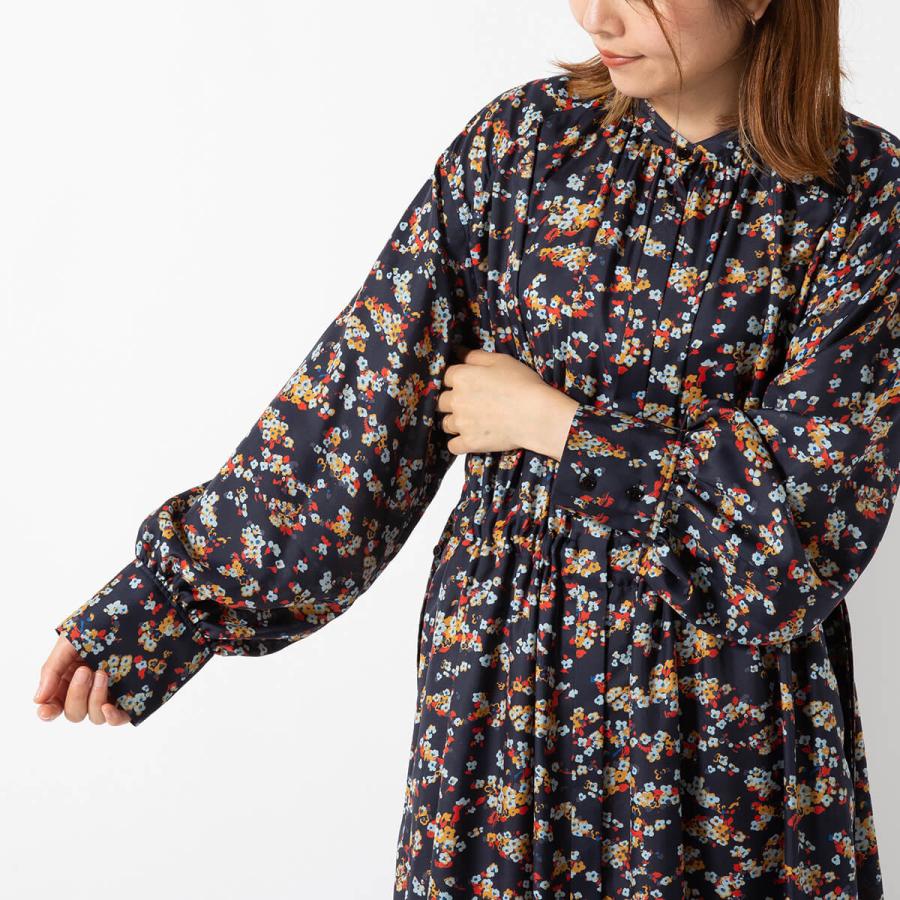 THE SHINZONE シンゾーン　ワンピース Shinzone｜ラップデザイン オリエンタル フラワー ドレス