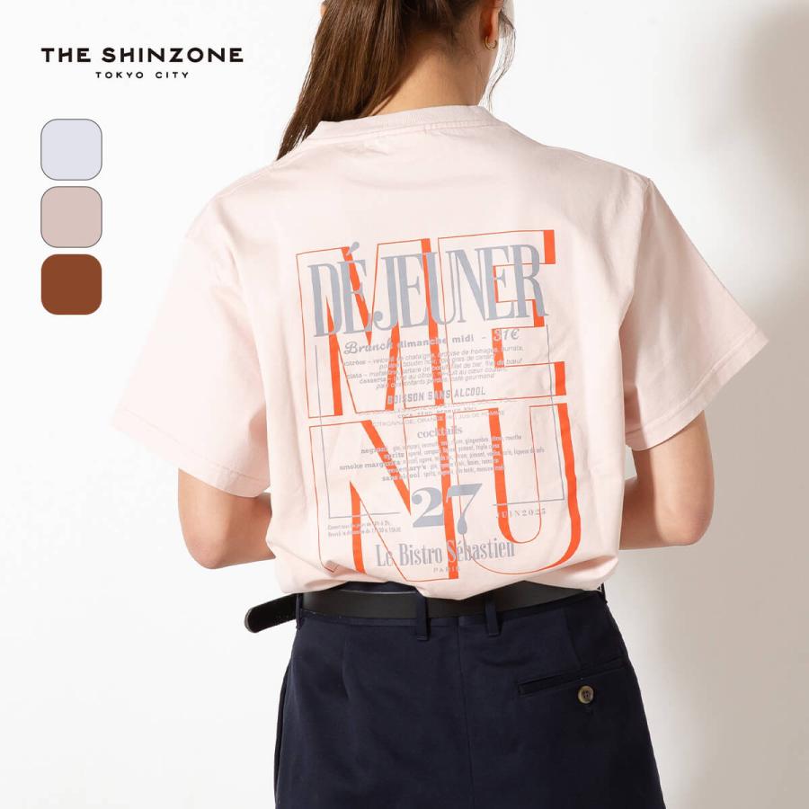 THE SHINZONE ザ シンゾーン ビストロメニューTEE 25SMSCU14 トップス