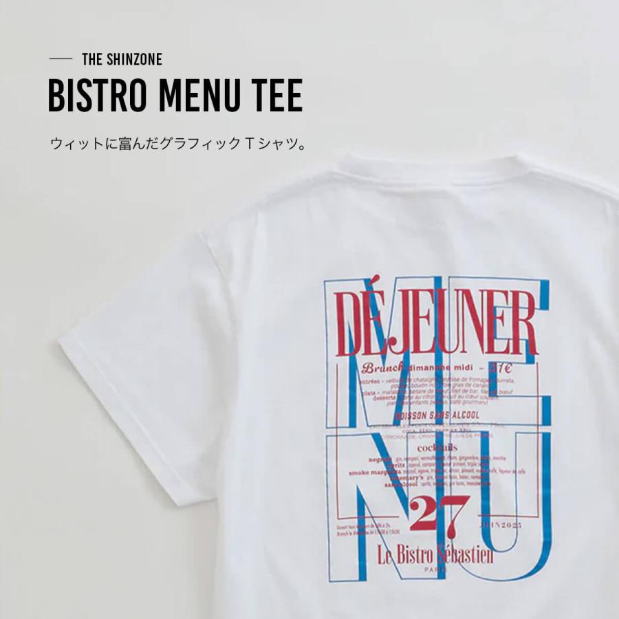 THE SHINZONE ザ シンゾーン ビストロメニューTEE 25SMSCU14 トップス