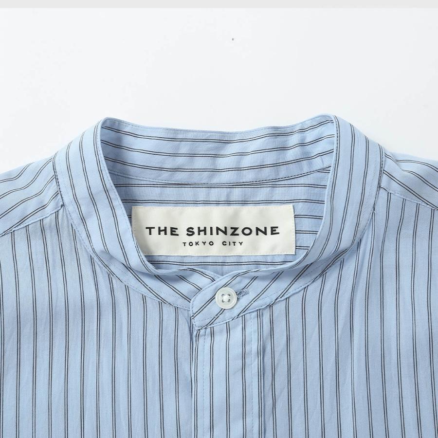 THE SHINZONE ザ シンゾーン スタンドカラーダディシャツ 26MMSBL02