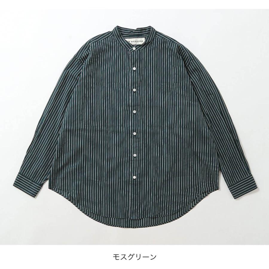 THE SHINZONE ザ シンゾーン スタンドカラーダディシャツ 26MMSBL02