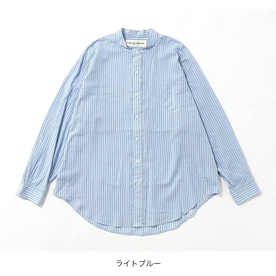 THE SHINZONE ザ シンゾーン スタンドカラーダディシャツ 26MMSBL02