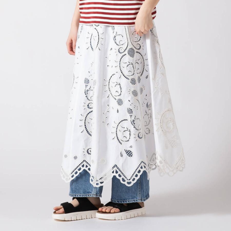 タグ付き　バードレース　スカート EMBROIDERY LACE SKIRT – Shinzone