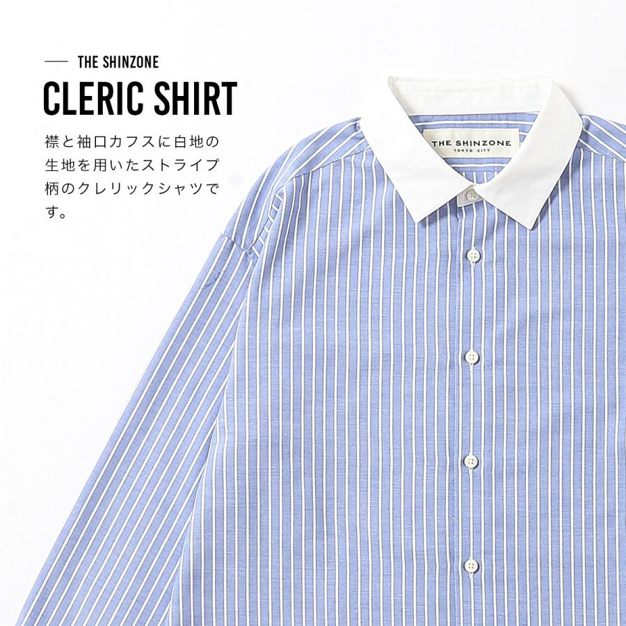 THE SHINZONE ザ シンゾーン クレリックシャツ 26SMSBL05 CLERIC SHIRT