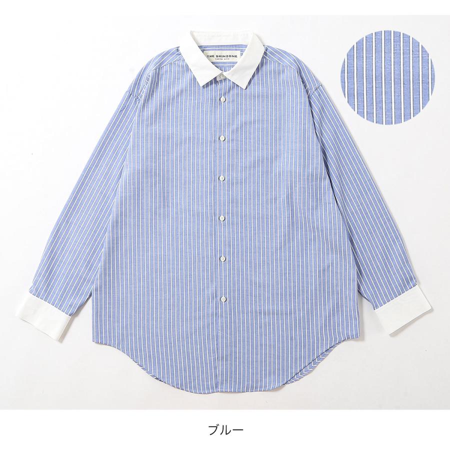 新品未使用タグ付き★クレリックシャツ THE SHINZONE ザ シンゾーン クレリックシャツ 26SMSBL05 CLERIC SHIRT