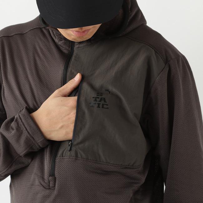 STATIC スタティック アドリフトハーフジップフーディ 24502 ADRIFT