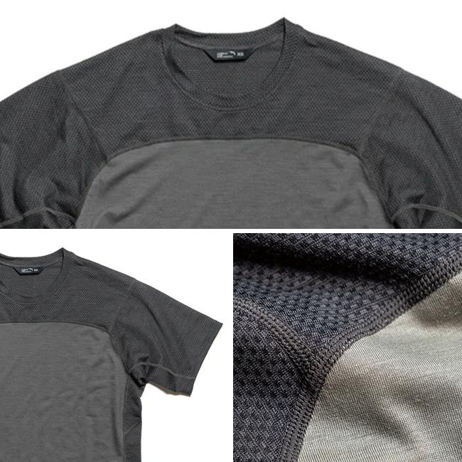 STATIC スタティック コードウールS/Sシャツ 105202 半袖 Tシャツ ハイブリッド 2026 春夏の画像