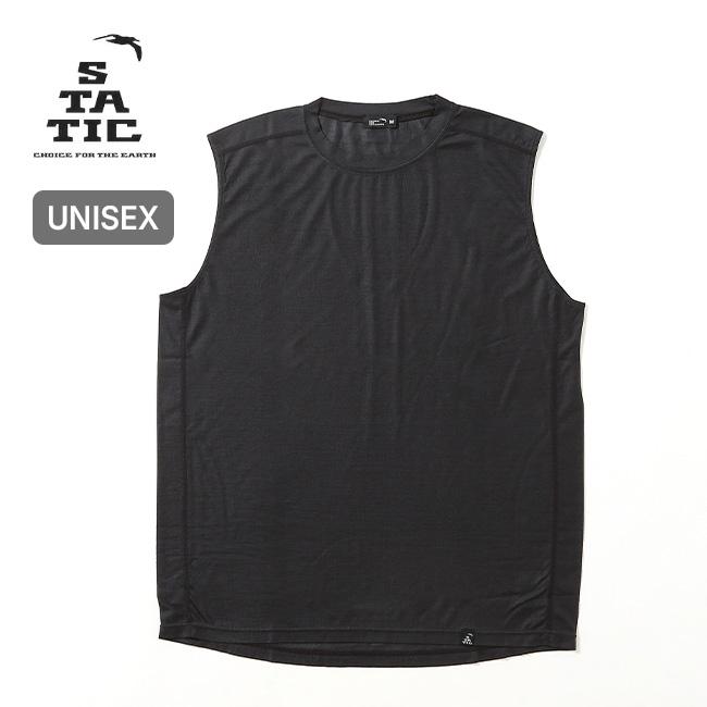 STATIC スタティック ロースリーブレス 36210 RAW SLEEVELESS タンク