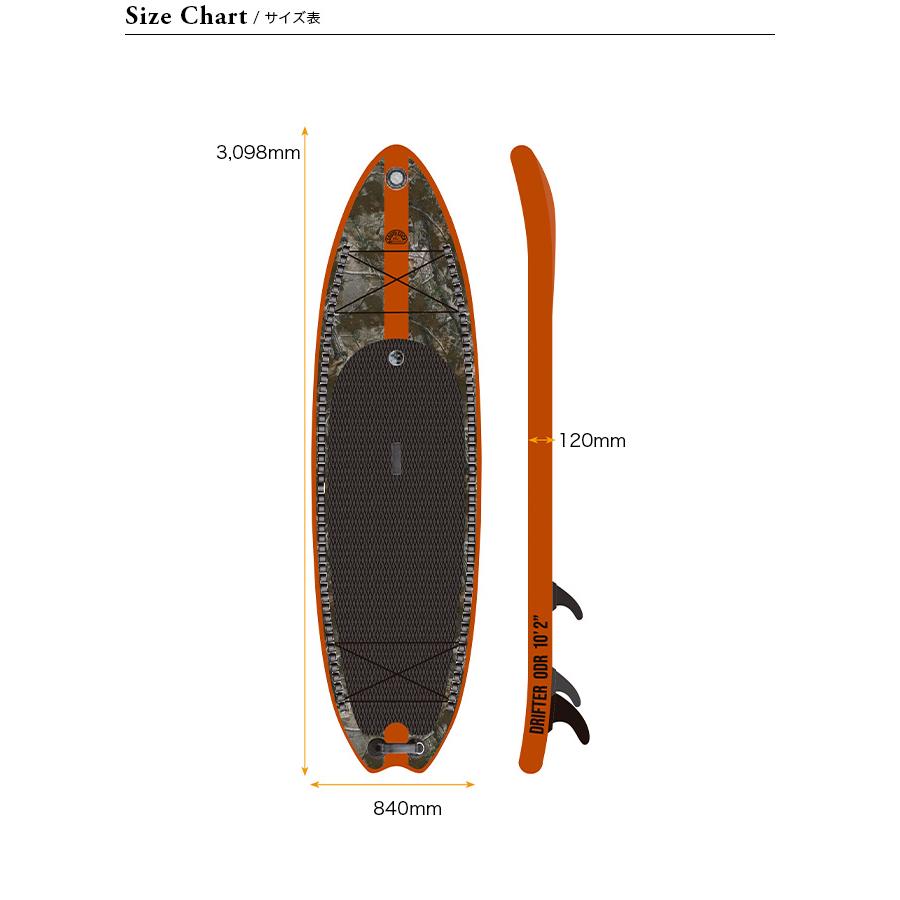 SOUYU STICK ソーユースティック ドリフターODR10'2"(トラベルパッケージ) 57123006 サップ SUP ボード スタンドアップパドル｜sundaymountain｜05
