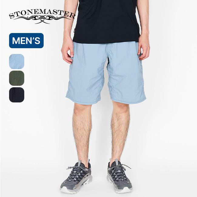 STONE  ライトブルー ショートパンツ STONEMASTER ストーンマスター SMショートフェザーナイロン メンズ