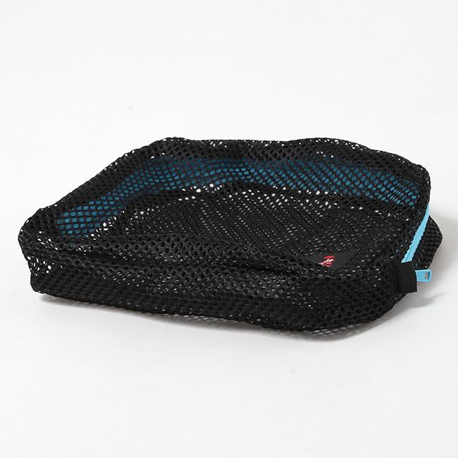 BARKIN SLEEP メッシュピロー 収納バッグ、メッシュカバー付き TRAIL BUM（トレイルバム） メッシュジップポーチL 26SSTB080072 MESH