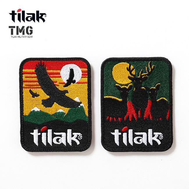 Tilak Military Gear ティラックミリタリーギア TMG ディア&イーグルワッペン2ピーシイズインワンセット 88525 tilak（ティラック） Tilak Military Gear ティラックミリタリーギア