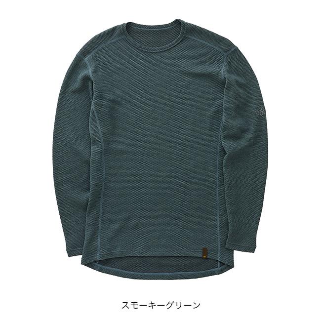 STONE  ロングスリーブカットソー オリーブ M Teton Bros ティートンブロス MOBウールL/S メンズ MOB Wool L/S TB253