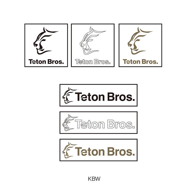 ティートンブロス SHOWA LOGO TBEA2個セット【別売対応可】 Teton Bros.（ティートンブロス） TBステッカーズS(KBW)6セット ロゴ