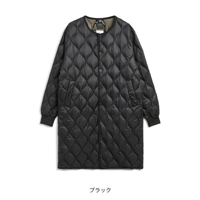 TAION（タイオン） ミリタリーオーバーサイズクルーネックロングダウン