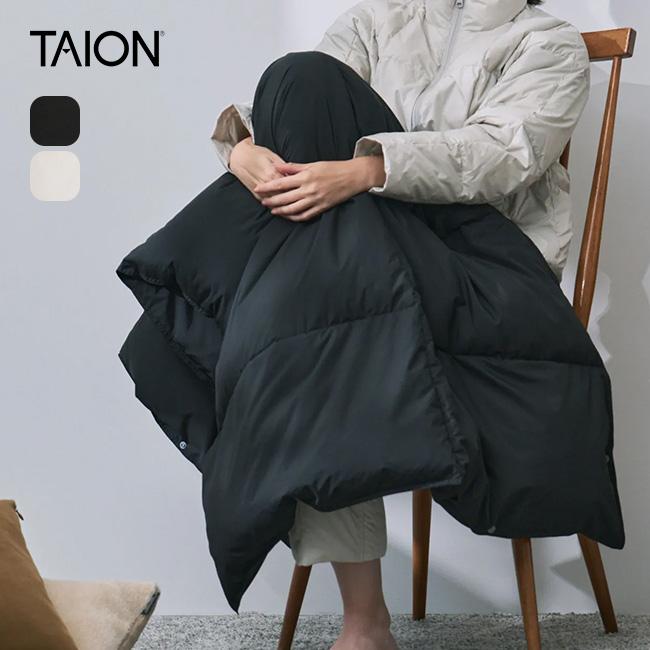 TAION（タイオン） ルームダウン 超軽量 800FP 羽毛膝掛け クッション