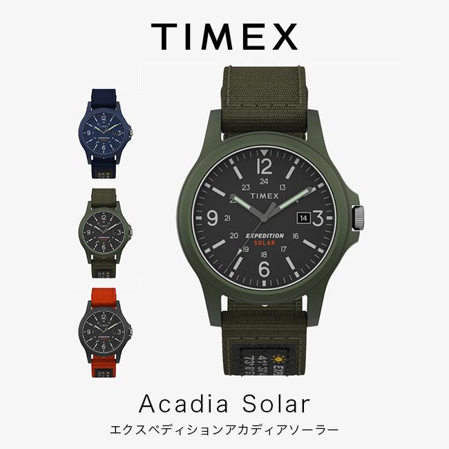 TIMEX タイメックス エクスペディションアカディアソーラー 腕時計 アナログ ウォッチ 5気圧防水｜sundaymountain｜02