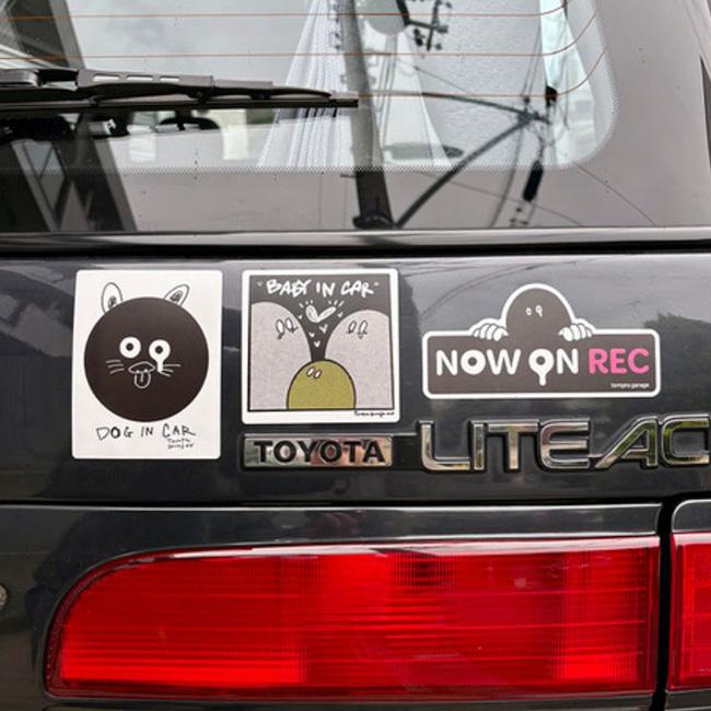 tempra cycle テンプラサイクル カーマグネット 神山 隆二 車