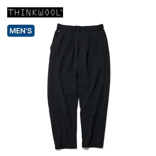 THINKWOOL シンクウール TWブラッシュドライニングパンツ TW008-03-24A THINKWOOL シンクウール TWブラッシュドライニングパンツ TW008-03-24A
