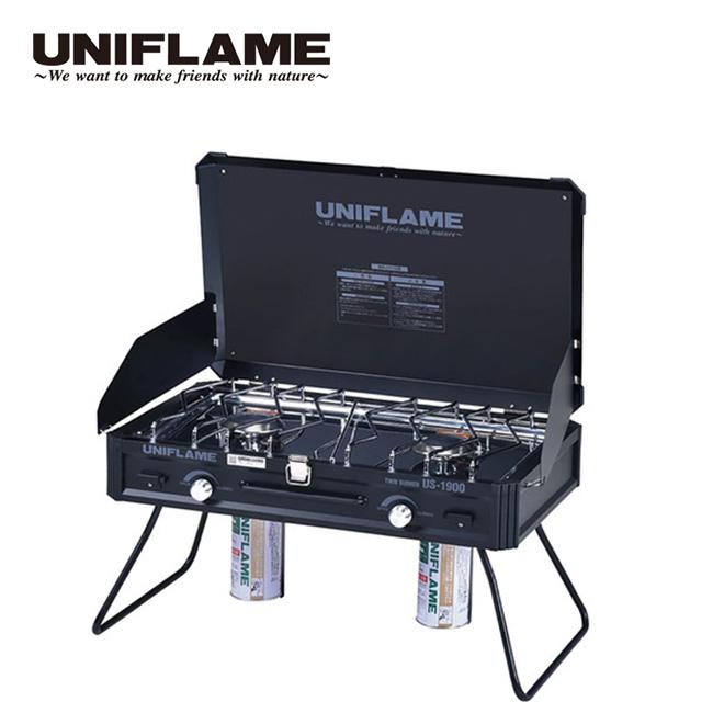 UNIFLAME ツインバーナー　送料無料 UNIFLAME ユニフレーム ツインバーナーUS-1900 ブラックLTD