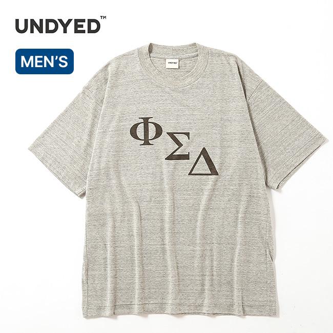 UNDYED アンダイド 30PV S/S PtTee (ΦΣΔ) UNS25SST001D UNDYED アンダイド 30PV S/S PtTee ΦΣΔ UNS25SST001D メンズ Tシャツ