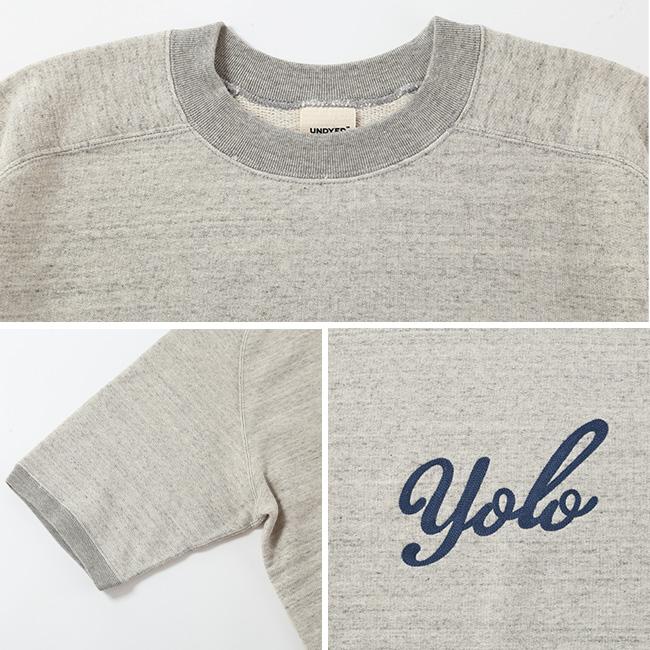 UNDYED アンダイド ウラケS/S EMBスウェット YOLO UNS25SST008B メンズ