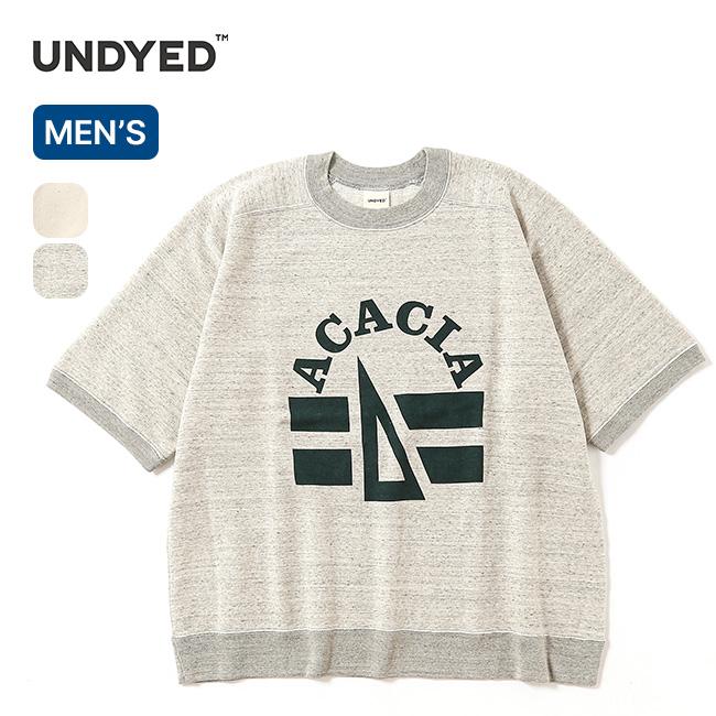 UNDYED STANDARD アンダイドスタンダード / URAKE S/S PT SWEAT ACACIA / UNS25SST008C / 半袖 Tシャツ / ロゴ / 半袖スウェット / ユニセックス / 日本製 / 2025春夏 UNDYED アンダイド ウラケS/S PTスウェット ACACIA UNS25SST008C