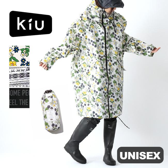 kiu キウ スリーブレインポンチョ 雨具 レインウェア コート カッパ キャンプ アウトドア OutdoorStyle サンデーマウンテン - 通販  - PayPayモール