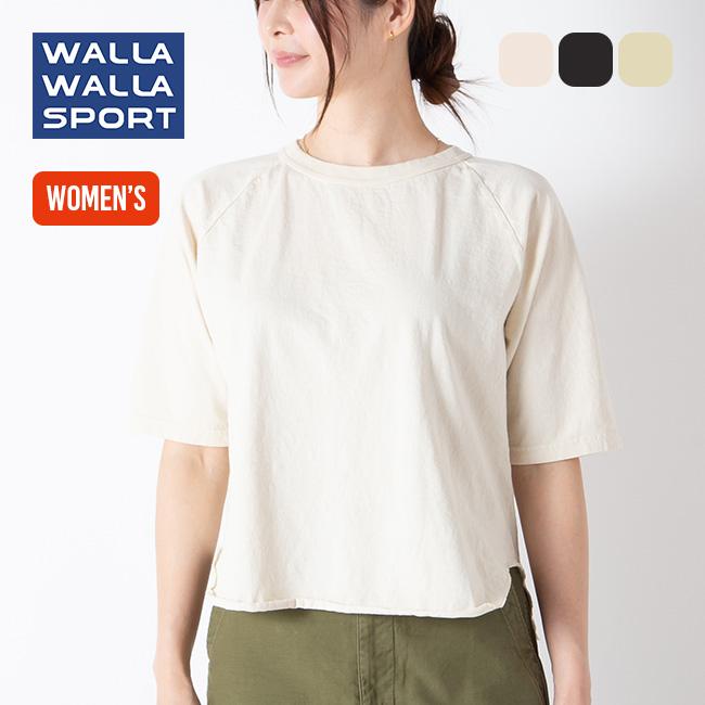 WALLA SPORT ワラワラスポーツ 1/2ルーズベースボールTEE【ウィメンズ 