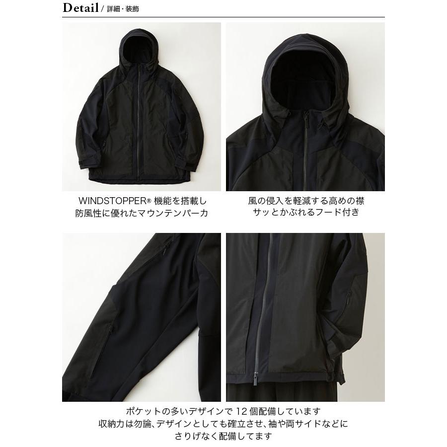 White Mountaineering ホワイトマウンテニアリング ウィンドストッパーラゲッジマウンテンパーカー BK2373207 アウター ジャケット マウンテンパーカー｜sundaymountain｜07