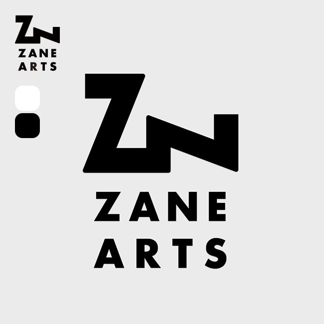 ZANEARTS ゼインアーツ カッティングステッカー CUTTING STICKER ロゴ