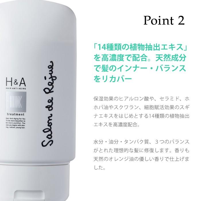 H＆A トリートメント 300g PPT（シルク系コラーゲン高タンパク）高濃度配合 ヘアケア 保湿 ヒアルロン酸｜sundaysundries｜04