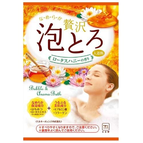 【84セット】お湯物語 贅沢泡とろ入浴料　、ローション風呂 送料無料】お湯物語 贅沢泡とろ入浴料 ロータスハニーの香り 30g