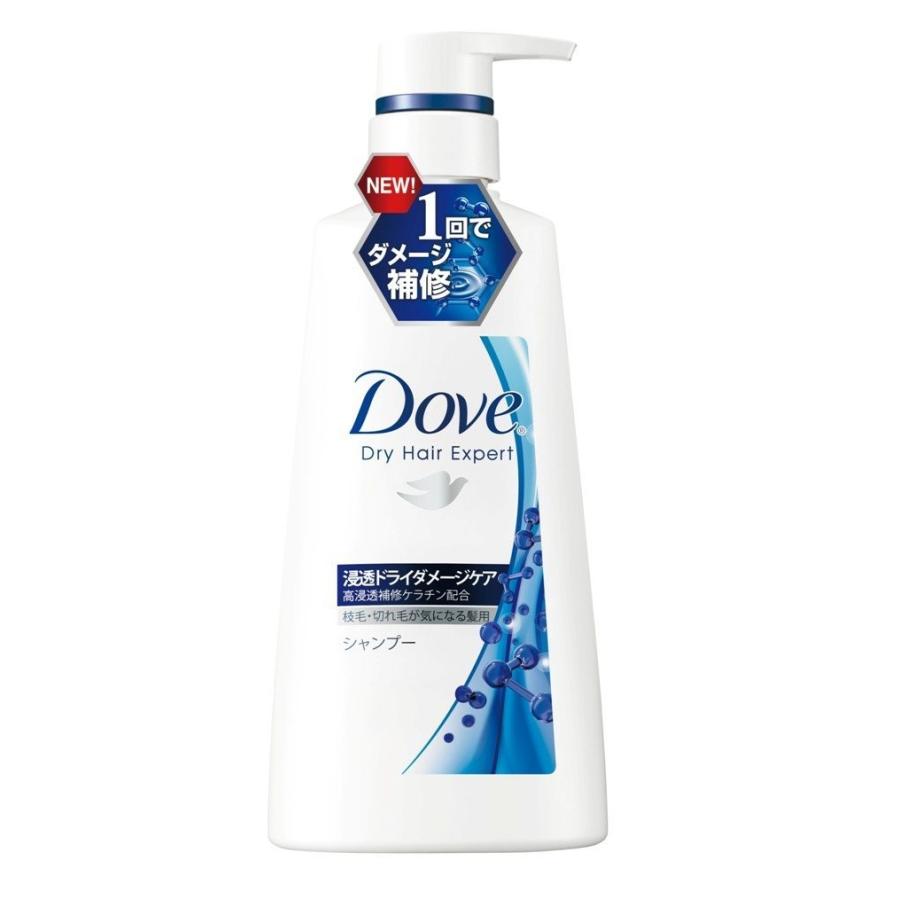 ダヴ 浸透ドライダメージケア シャンプー ポンプ 500ml : Sundries