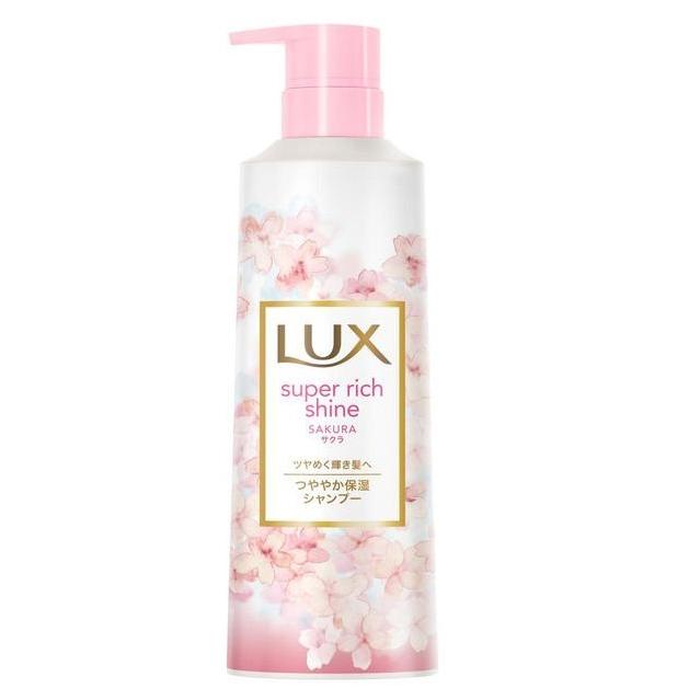 LUX ラックス スーパーリッチシャイン サクラ つややか保湿シャンプー ポンプ 400g｜sundries