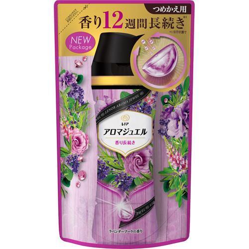 【新品未開封】アロマジュエル ラベンダーブーケ 520mL 14本 レノアハピネス アロマジュエル ラベンダーブーケの香り つめかえ用