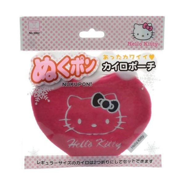 sanrio（サンリオ） ぬくポン ハローキティ カイロポーチ ハート型