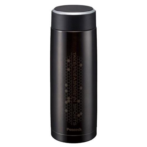 ピーコック ステンレスマグボトル 0.6L クリアブラック AMG-60(BC