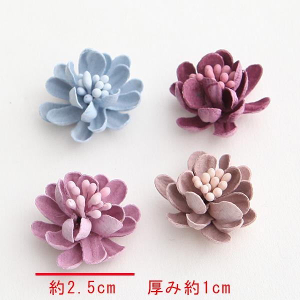 メール便 ハンドメイド フラワー B 8色 花 アクセサリーパーツ 手芸 造花 ヘアアクセサリー材料 楽丸雑貨店 通販 Yahoo ショッピング