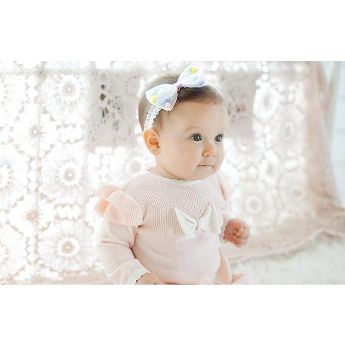 送料無料 ベビー ヘアバンド ぽんぽんリボン ヘアカチューム キッズ 赤ちゃん 新生児 記念日 撮影 お宮参り 結婚式 女の子 楽丸雑貨店 通販 Yahoo ショッピング