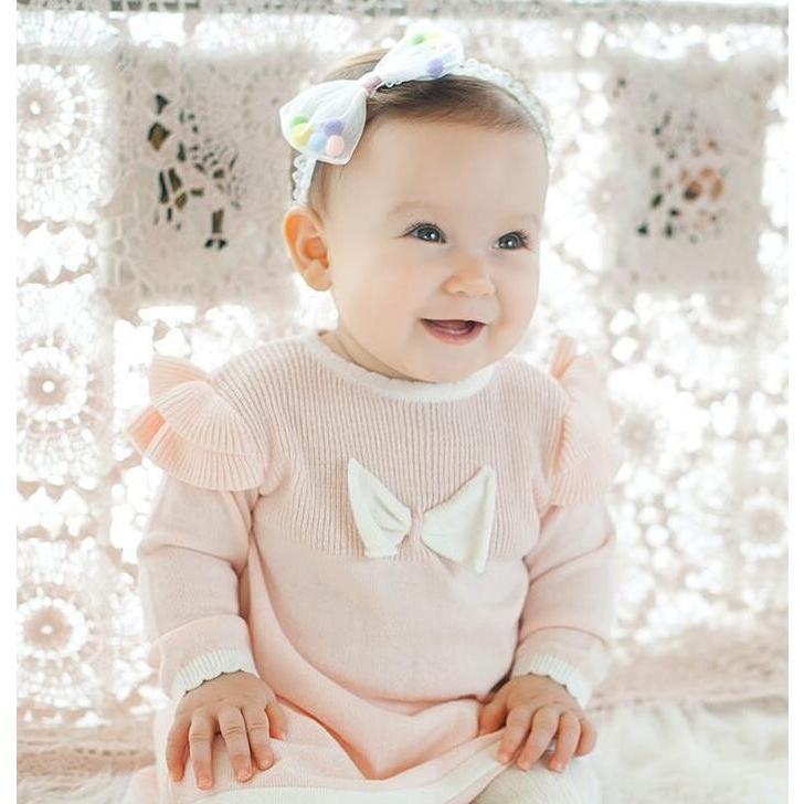 送料無料 ベビー ヘアバンド ぽんぽんリボン ヘアカチューム キッズ 赤ちゃん 新生児 記念日 撮影 お宮参り 結婚式 女の子 楽丸雑貨店 通販 Yahoo ショッピング