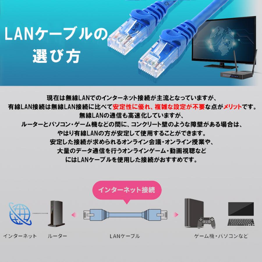 自作用　  cat6   100m   カテゴリ6   cat6LANケーブル  lan 6  cat6LANcable  UTP 単線 4ペア  PoE対応　 RoHS指令対応｜sundriesichibayahu｜03