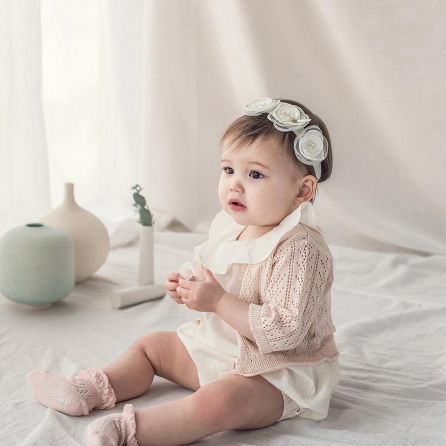 ベビー ヘアバンド ヘアカチューム リボン お花 キッズ 赤ちゃん 新生児 記念日 撮影 結婚式 女の子 楽丸雑貨店 通販 Yahoo ショッピング