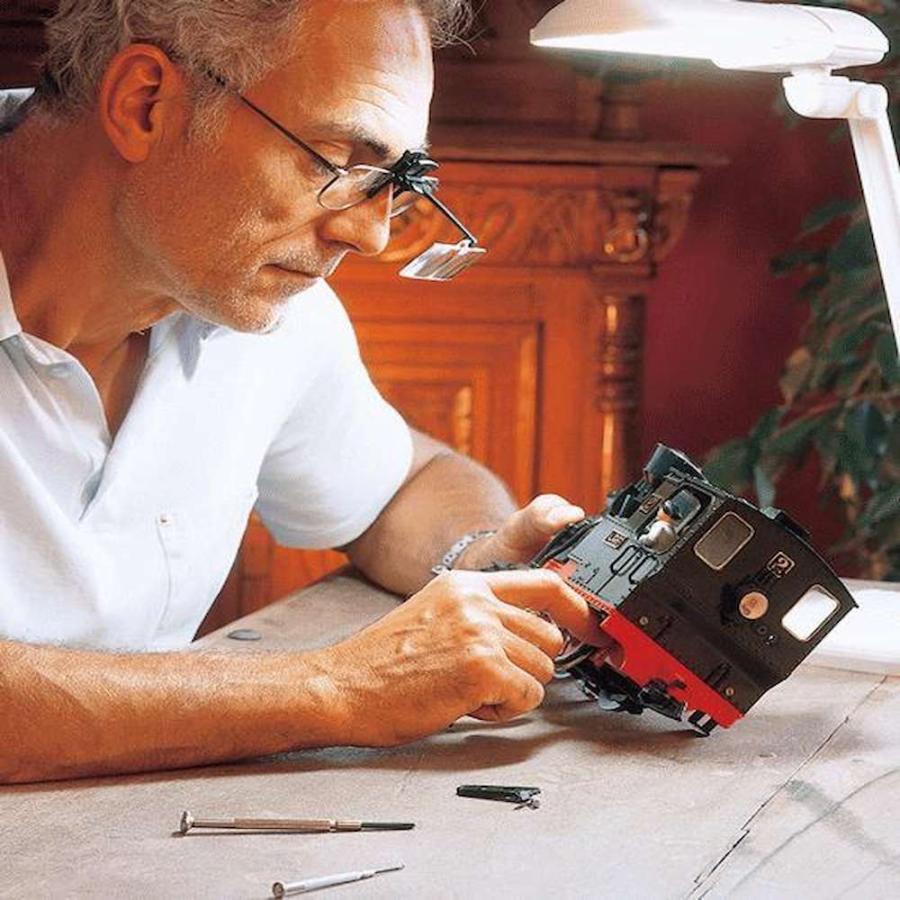ラボ・クリップ 眼鏡にはさむクリップタイプの作業用ルーペ (3.0倍